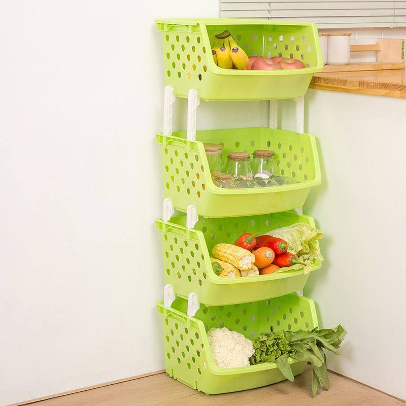 大号加厚厨房蔬菜架置物架落地收纳玩具筐储物架角架篮子,淘宝优惠券,粉丝福利购,淘宝优惠卷