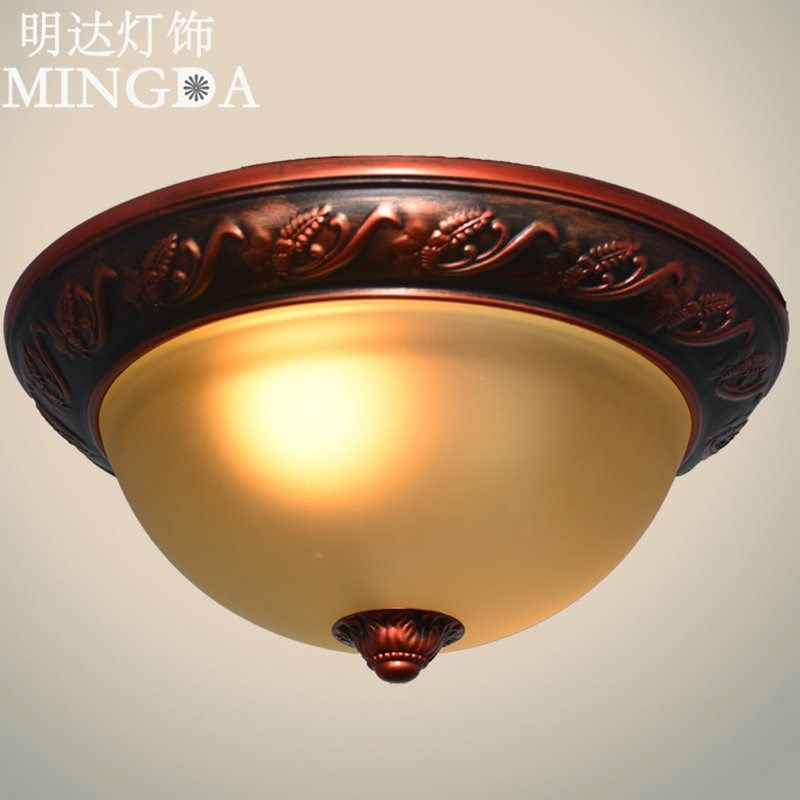 欧式吸顶灯简约美式阳台灯书房过道卧室田园灯具走廊餐厅铁艺灯饰,淘宝优惠券,粉丝福利购,淘宝优惠卷