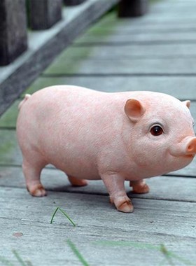 件猪招财聚财摆件小猪猪十二瓷猪摆黑色黑猪陶瓷12生肖