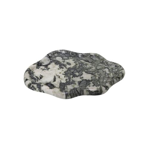 现代简约大理石云朵托盘果盘首饰收纳盘客厅洗手台样板间创意家居 - 图1