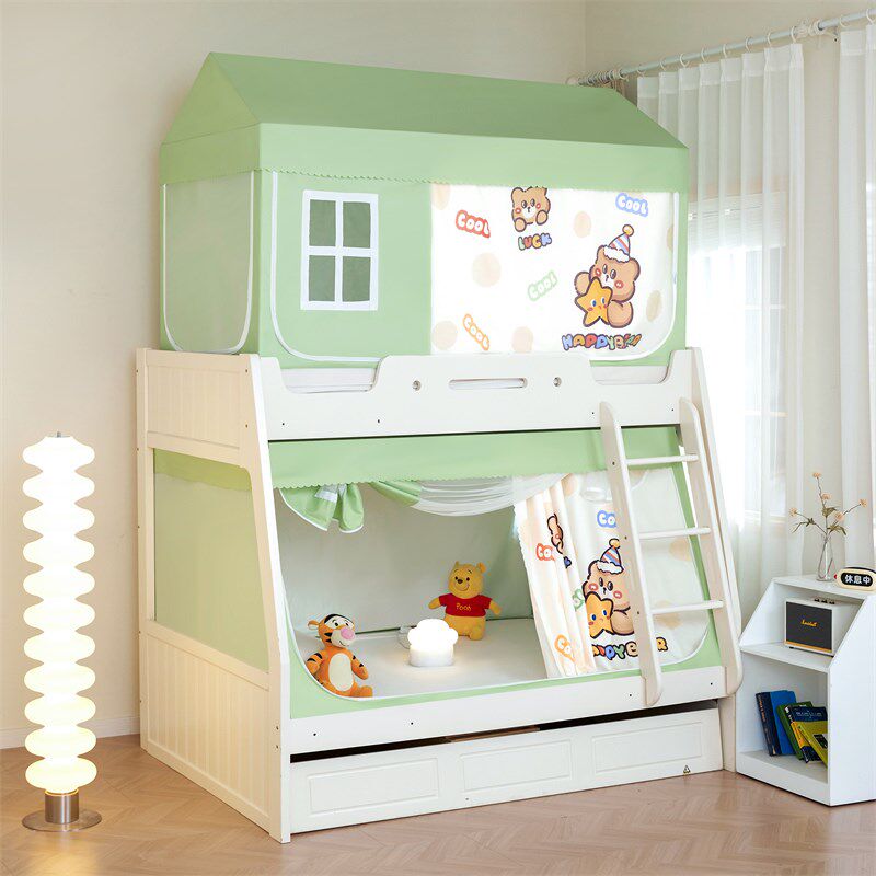 2024新款子母床蚊帐儿童男孩蒙古包家用专双层上下铺高低床帘帐篷,淘宝优惠券,粉丝福利购,淘宝优惠卷