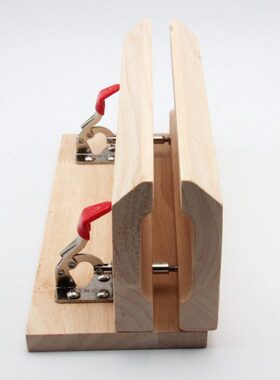 DIY手缝木夹卧式手缝木架皮革卧式皮带木夹皮带缝线夹 橡木