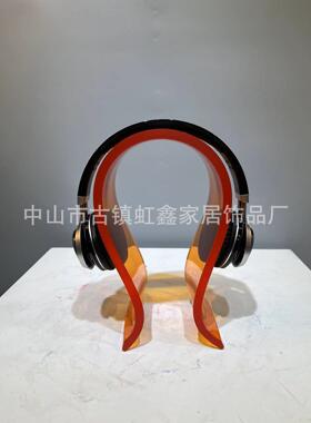 现代简约耳机架摆件客厅柜书儿童房电视房音乐主题饰品样板房摆设