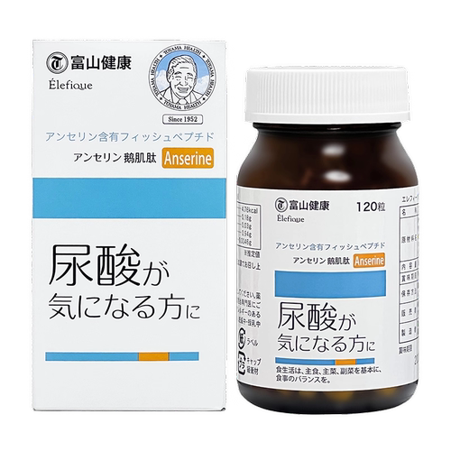 日本富山健康 复合鹅肌肽片 高含量酸友常备酸值成人嘌呤【临期】 - 图3