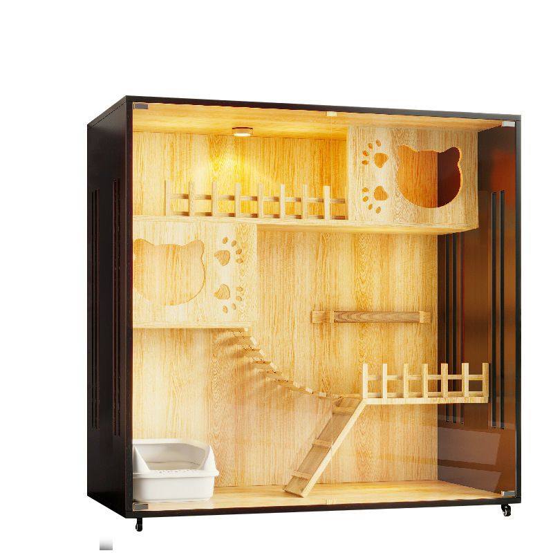 猫别墅猫屋家用室内猫柜舍超大自由空间窝猫咪爬架一体笼子,淘宝优惠券,粉丝福利购,淘宝优惠卷