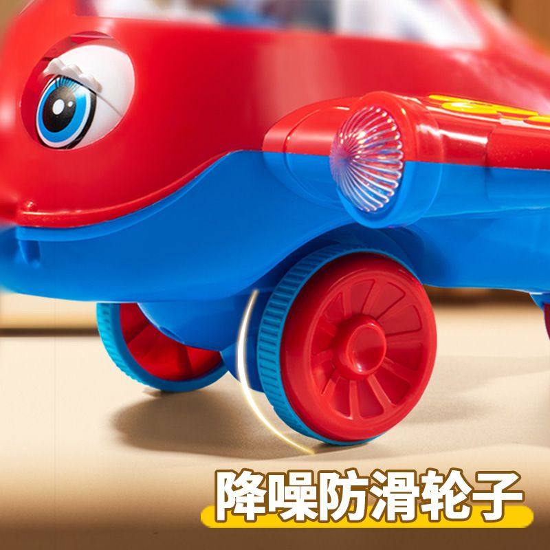 宝宝学步车手推飞机儿童推推乐玩具1-2岁3单杆响铃4婴儿推车助步5,淘宝优惠券,粉丝福利购,淘宝优惠卷