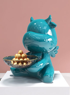 入户进门钥匙收纳摆件创意客厅玄关电视柜家居装饰品乔迁新居礼物