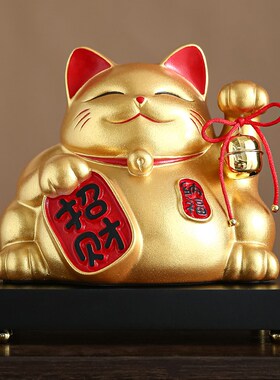 招财猫摆件开业店铺生意兴隆前台送礼佳选家居客厅乔迁新居发财猫