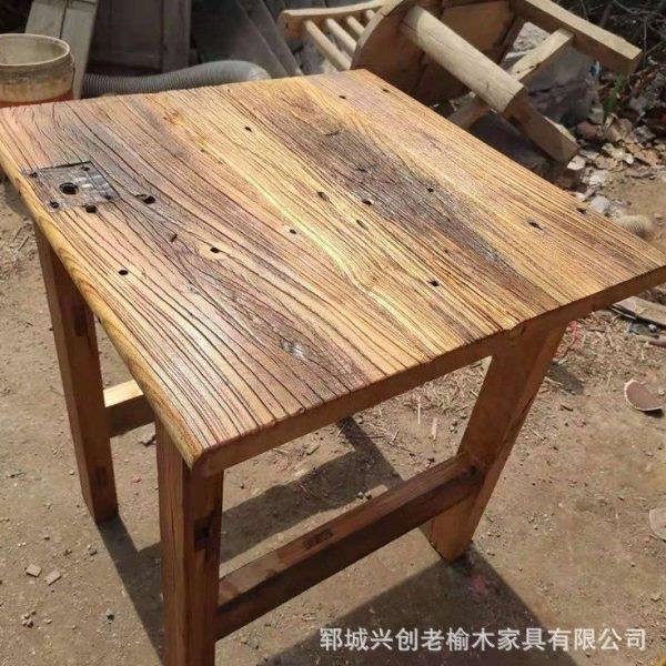 老榆木门板茶桌原木复古餐桌怀旧民宿整板茶板大桌长条功夫泡茶桌,淘宝优惠券,粉丝福利购,淘宝优惠卷