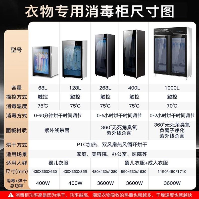 衣物消毒柜 烘干机紫外婴儿衣服内衣宝宝毛巾小型家用商用消毒柜,淘宝优惠券,粉丝福利购,淘宝优惠卷