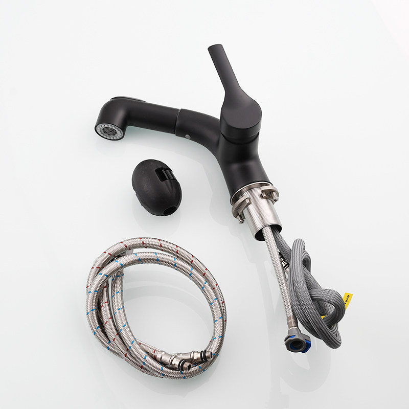 卫生间洗脸盆冷热水龙头抽拉式花洒双出水龙头伸缩卫生间台盆龙头,淘宝优惠券,粉丝福利购,淘宝优惠卷