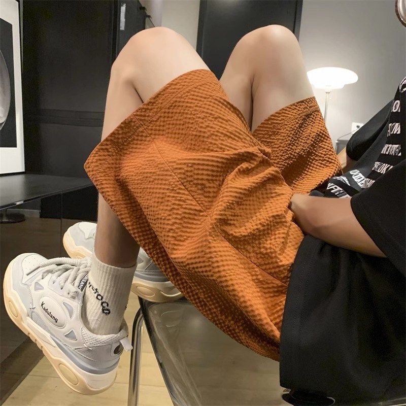 特大码300斤多巴胺海边穿搭短裤男女夏季薄款美式复古宽松五分裤2,淘宝优惠券,粉丝福利购,淘宝优惠卷