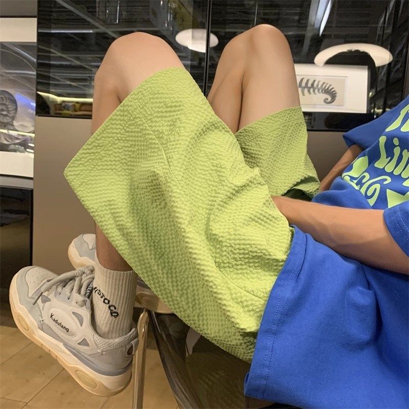 特大码300斤多巴胺海边穿搭短裤男女夏季薄款美式复古宽松五分裤2,淘宝优惠券,粉丝福利购,淘宝优惠卷