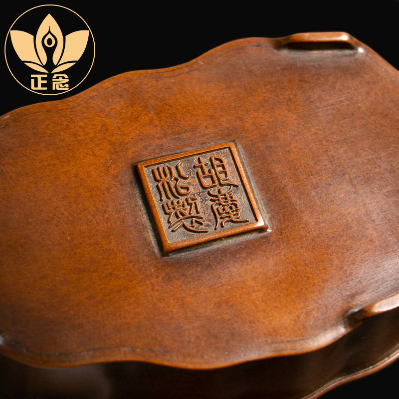 庆松堂苏工铜炉名家胡庆松树叶印香炉纯铜仿古沉香篆香打香篆熏香,淘宝优惠券,粉丝福利购,淘宝优惠卷