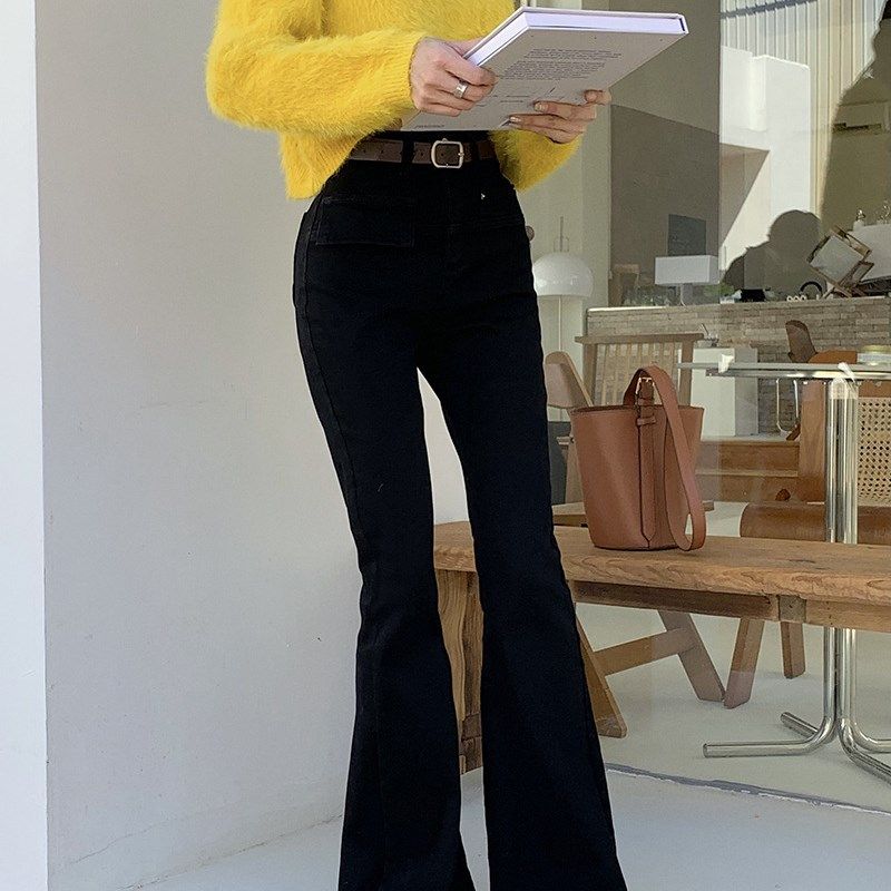 300特大码女装胖mm牛仔裤春秋薄款复古毛边微喇叭直筒宽松拖地裤,淘宝优惠券,粉丝福利购,淘宝优惠卷