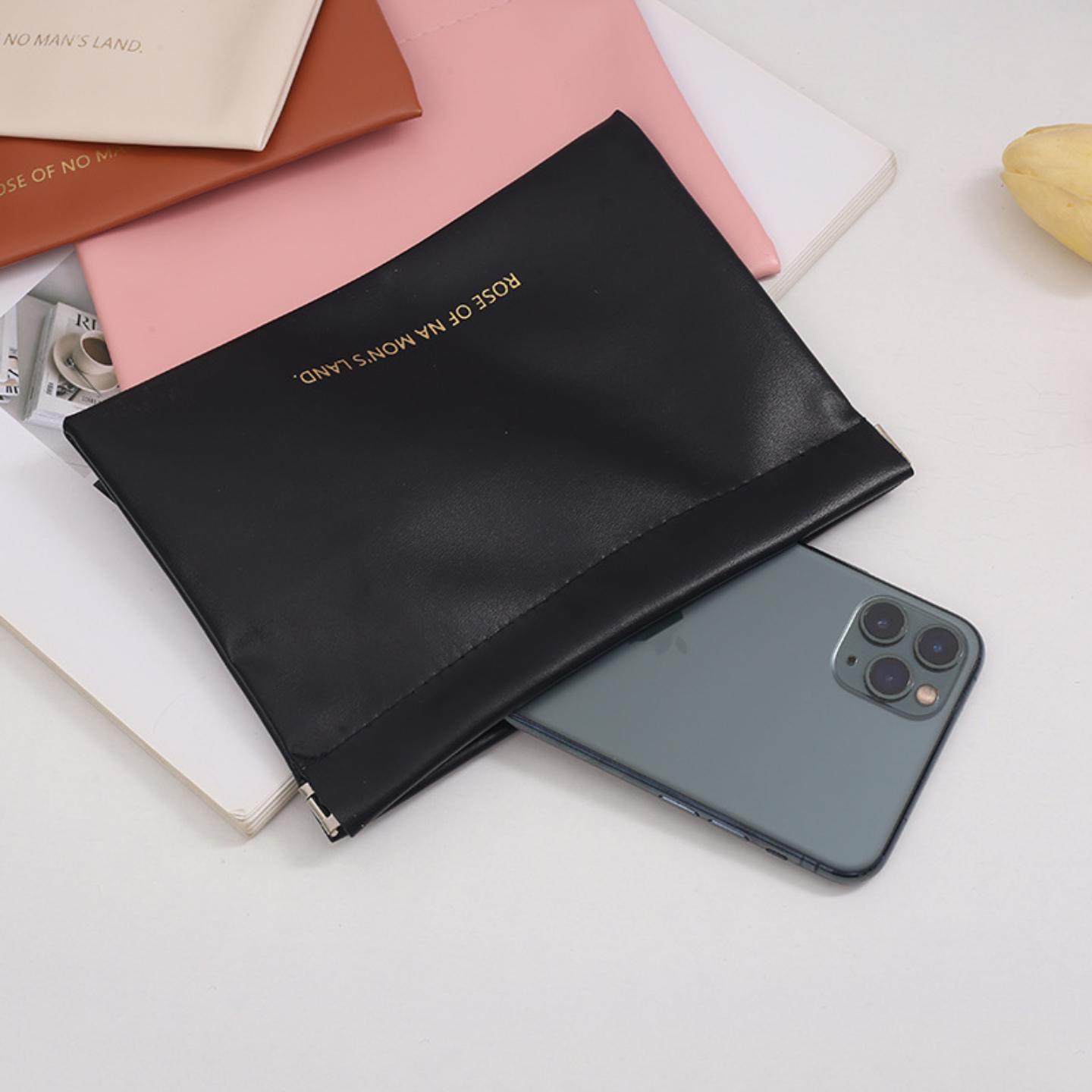 口红包化妆品收纳袋自动闭合弹片收纳包外出耳机数据线零钱包,淘宝优惠券,粉丝福利购,淘宝优惠卷