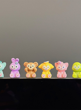 桌面工位电脑屏幕装饰品摆件