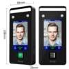 DAK dynamic face recognition access control smart electromagnetic lock fingerprint password swipe card swipe face attendance access control all-in-one machine
