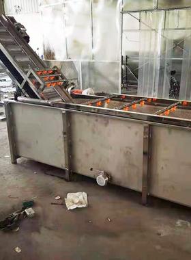 不锈钢清洗输送机果蔬清洗输送线输送机输送线清洗提升式输送机