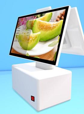 超市商超餐饮奶茶水果店触屏收银机一体机零售便利商店坚果热卖