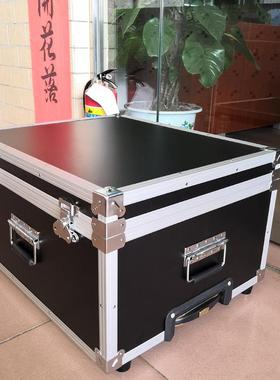 家用手提工具箱户外防水旅行多功能铝合金万象轮内置拉杆箱可定