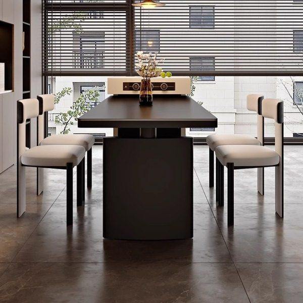 意式极简可伸缩岛台餐桌一体级复古餐厅带泡茶电磁炉中古风岛台,淘宝优惠券,粉丝福利购,淘宝优惠卷