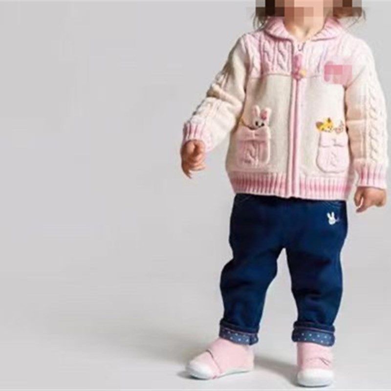 女童毛衣开衫2023年秋装新款宝宝儿童装纯棉日系童趣针织衫外套,淘宝优惠券,粉丝福利购,淘宝优惠卷