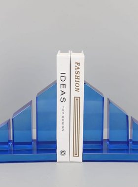 北欧创意水晶书挡样板房售楼部卧室厨房客厅餐厅桌面玄关饰品摆件