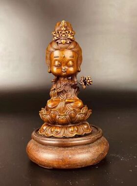 铁拳匠造青铜精工 八大守护神 大势至菩萨 摆件 香宠生肖马本命佛