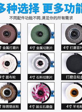 4寸气动角磨机工业级风动手砂轮切割打磨5寸高速磨光机抛光机工具