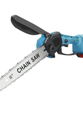 锂电锯无刷电动高枝锯伸缩杆充电式修剪树枝园林便携式高空锯