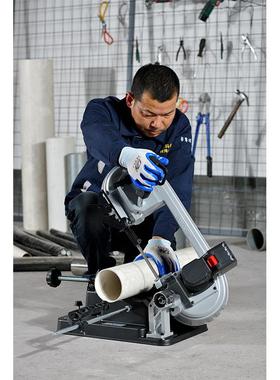 轻便充电式户外专用切割带锯金属电缆钢筋钢管塑料铝合金切断125