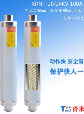 高压限流熔断器XRNT20KV24千伏20A31.5A63A100安变压器保护用熔芯