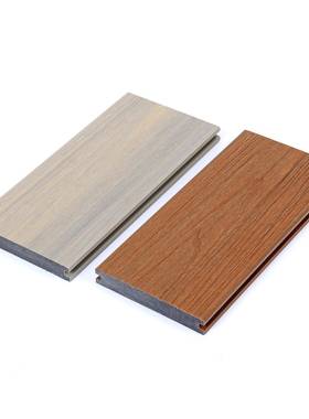 直销共挤塑木地板二代PE实心共挤塑木地板可定颜色