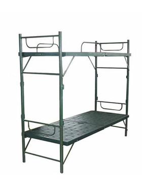 制式80型双层折叠床野外便携式行军床可折叠两折钢塑床组合上下床
