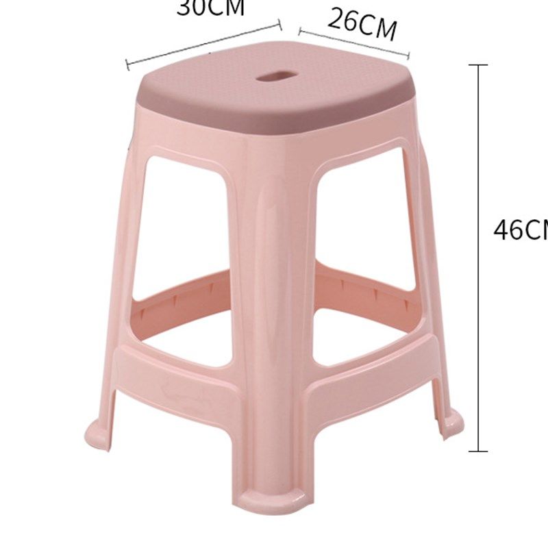 (4-10个装) 大号 塑料凳子双色熟胶椅子板凳高凳成人加厚板凳,淘宝优惠券,粉丝福利购,淘宝优惠卷