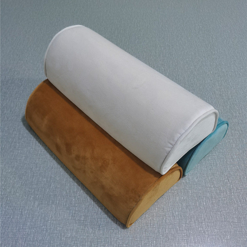 法兰绒美容院脚j枕足浴按摩垫脚半圆柱乳胶记忆枕头沙发靠垫可拆,淘宝优惠券,粉丝福利购,淘宝优惠卷