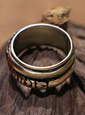 厂家个性六字真言藏式民族风藏银