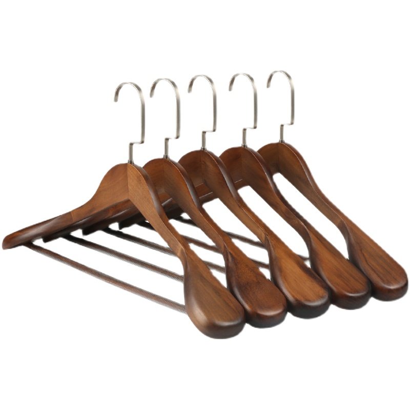 加厚无痕实木衣架木质宽肩西装男女防滑衣撑家用衣挂撑酒店衣服架,淘宝优惠券,粉丝福利购,淘宝优惠卷