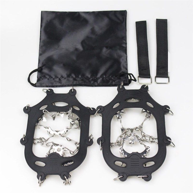 23齿户外防滑冰爪 冰雪地攀冰装备 不锈钢二十三齿冰爪登山鞋链,淘宝优惠券,粉丝福利购,淘宝优惠卷