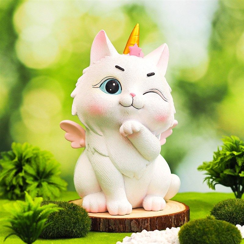 可爱小猫咪存钱罐可存可取储蓄罐树脂摆件工艺品送儿童节礼物,淘宝优惠券,粉丝福利购,淘宝优惠卷