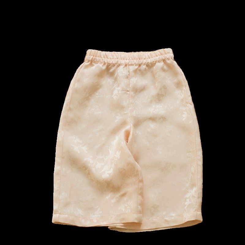 女童国风裤子宝宝夏天冰丝阔腿裤薄款微喇叭裤九分防蚊裤民国复古,淘宝优惠券,粉丝福利购,淘宝优惠卷