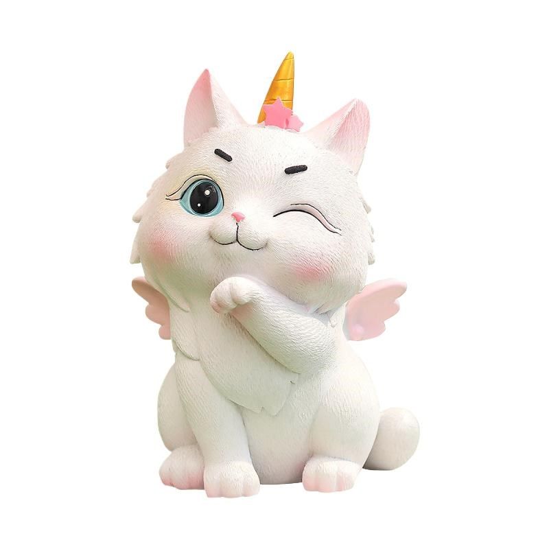 可爱小猫咪存钱罐可存可取储蓄罐树脂摆件工艺品送儿童节礼物,淘宝优惠券,粉丝福利购,淘宝优惠卷