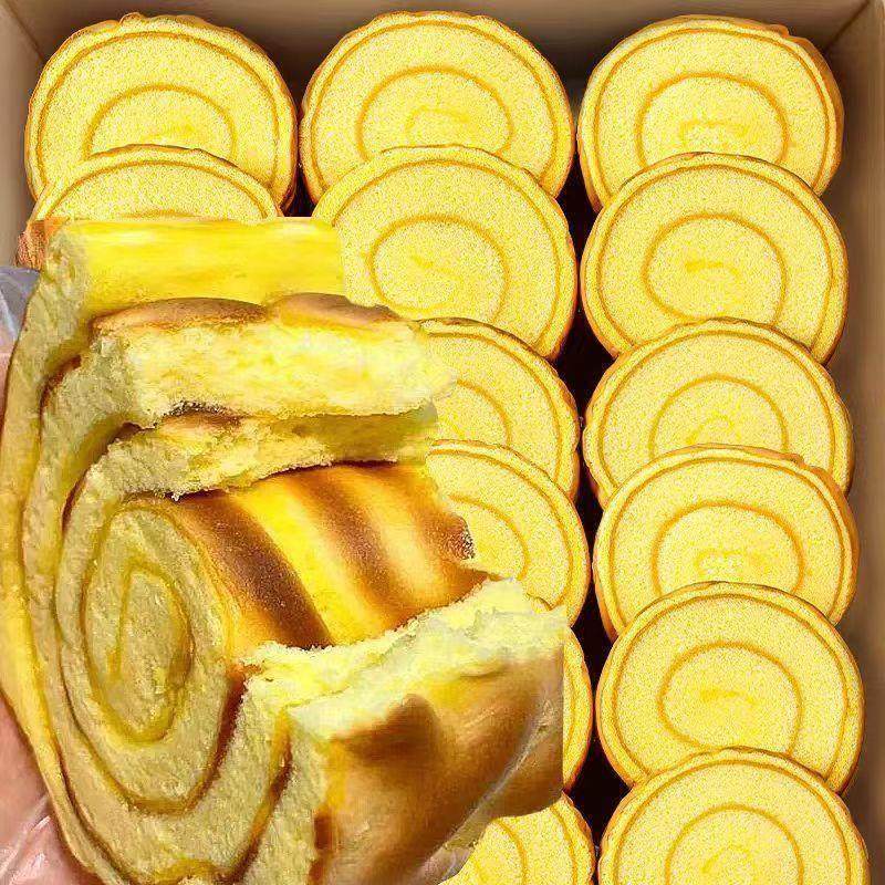 虎皮蛋糕瑞士卷学生营养早餐面包饱腹充饥休闲食品零食下午茶零食,淘宝优惠券,粉丝福利购,淘宝优惠卷