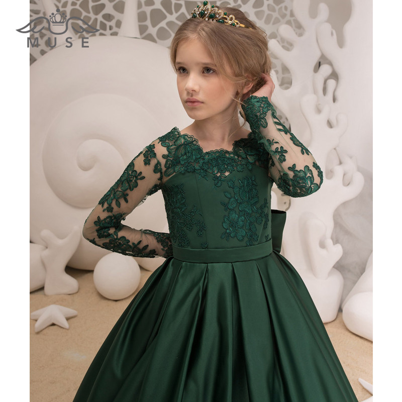 2021春新款儿童公主裙女童晚礼服婚纱长袖舞台主持人钢琴演出服长,淘宝优惠券,粉丝福利购,淘宝优惠卷