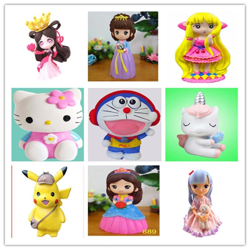 石膏娃娃涂色白坯涂鸦彩绘摆摊儿童diy绘画玩具手工绘画存钱罐像,淘宝优惠券,粉丝福利购,淘宝优惠卷