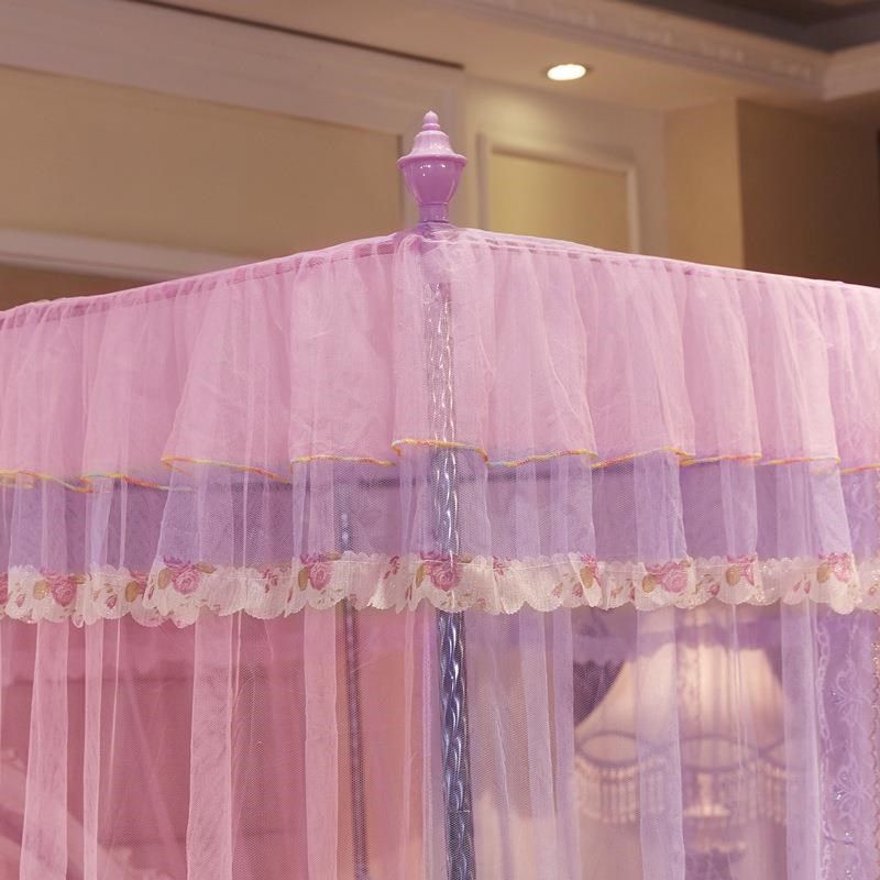 2024夏季公主风落地蚊帐三开门加密加固床幔单双人儿童床蚊帐纱帐,淘宝优惠券,粉丝福利购,淘宝优惠卷