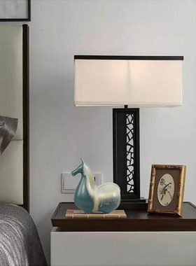 新中式禅意绿色陶瓷胖唐马摆件样板房茶几客厅桌面书柜动物装饰品