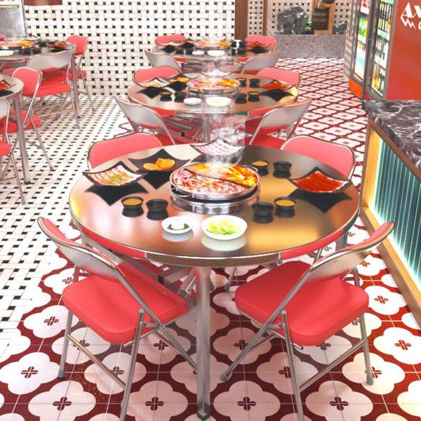 不锈钢折叠桌商用火锅桌卡式炉户外便携式摆摊桌家用餐桌烤肉桌子,淘宝优惠券,粉丝福利购,淘宝优惠卷