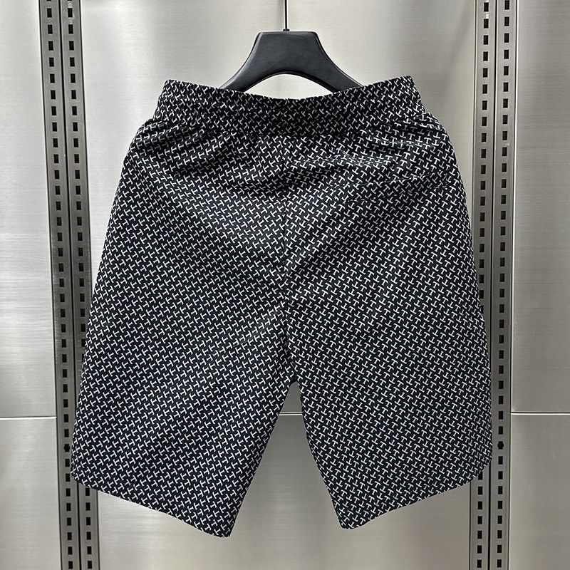 流行格子系休闲短裤男夏天外穿五分裤2024夏季新款男士运动沙滩裤,淘宝优惠券,粉丝福利购,淘宝优惠卷